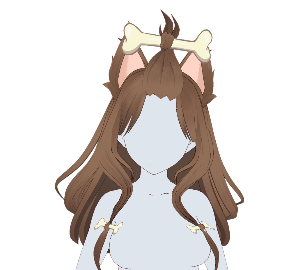 Hair Preset Vroid - Dog Bone 🦴
