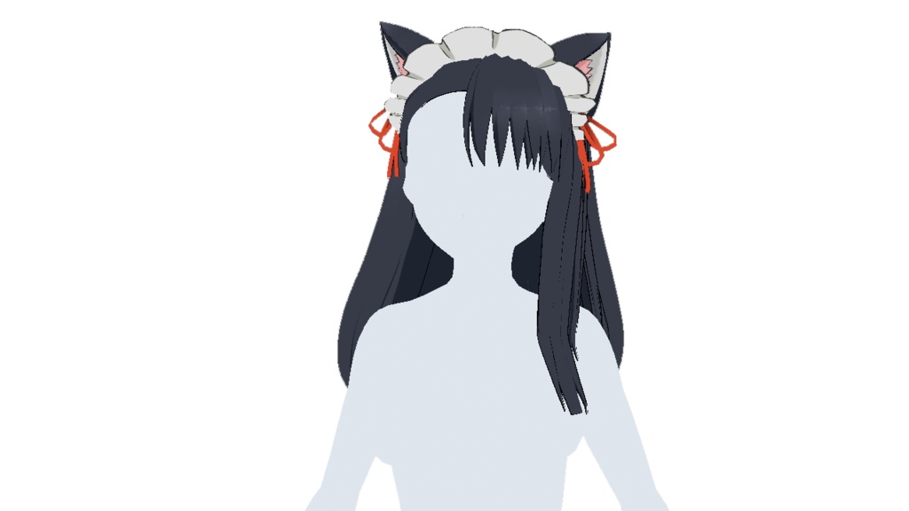 Hair Preset Vroid - Maid Kitty Ears 😻
