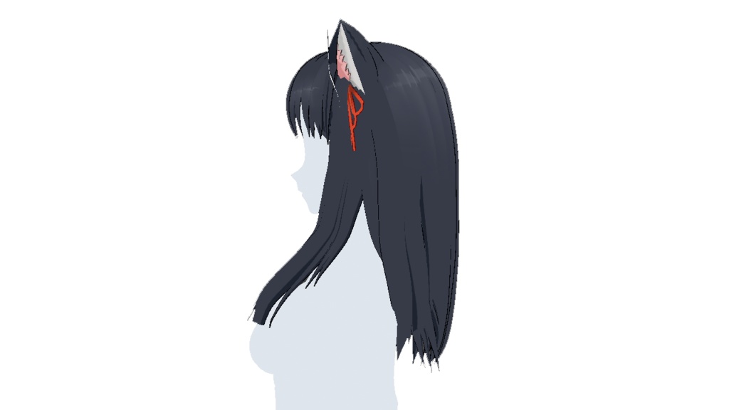 Hair Preset Vroid - Maid Kitty Ears 😻