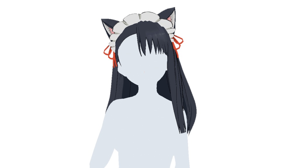 Hair Preset Vroid - Maid Kitty Ears 😻