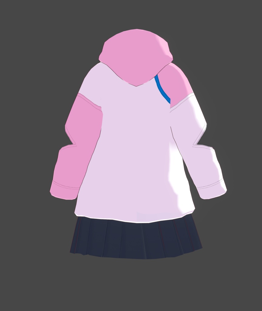 Outfit Vroid Sweater Skirt Shoes