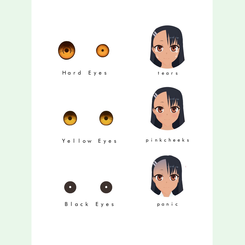 3D model vrm and pmx