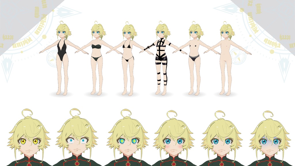 Tanya Degurechaff - 3D model .vrm and .pmx