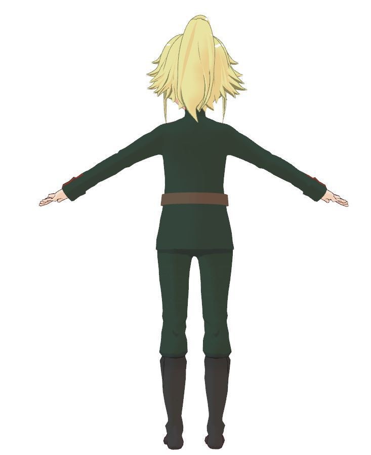 Tanya Degurechaff - 3D model .vrm and .pmx