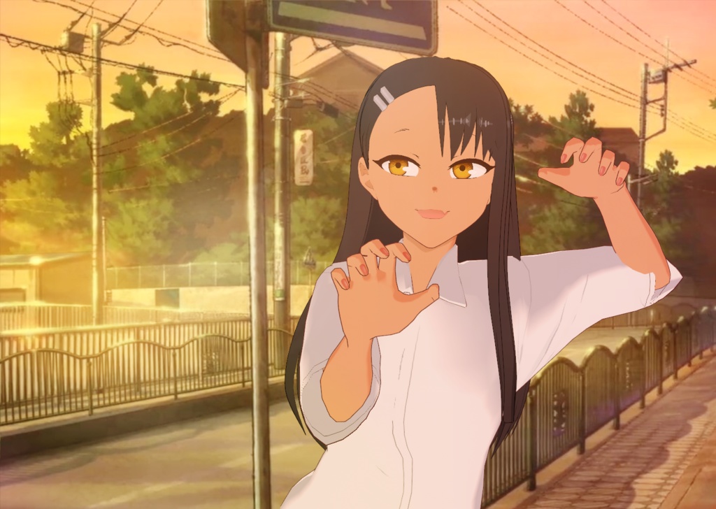 3D Model Nagatoro .vrm .pmx / 7 outfits