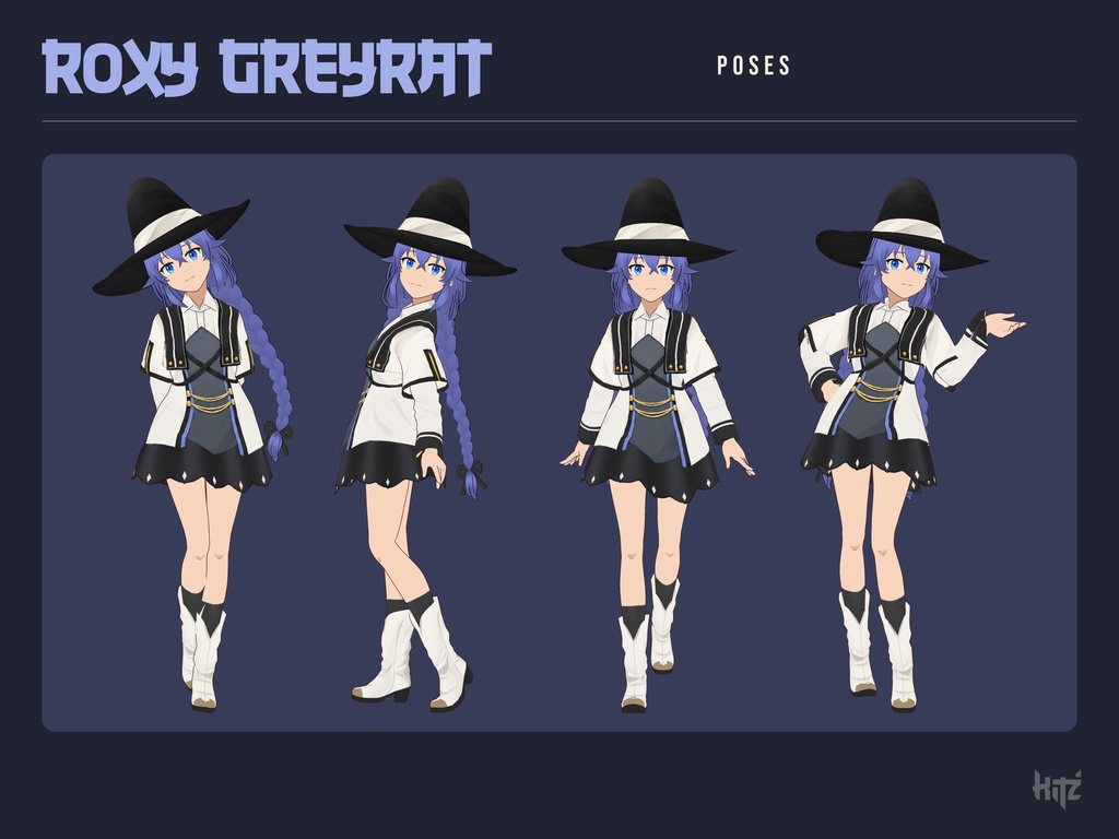【VRM 0.0 / 1.0】無職転生 3体セット|Roxy / Sylphiette / Eris — Greyrat Wife's