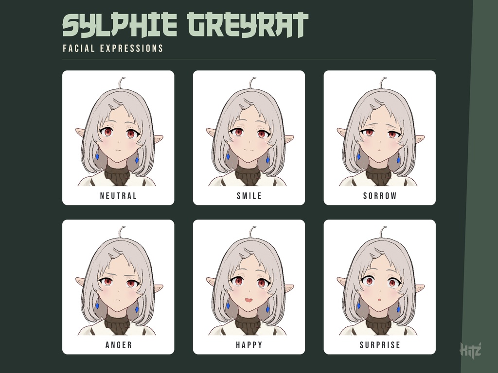 【VRM 0.0 / 1.0】シルフィエット|Sylphiette (Sylphie) — Mushoku Tensei