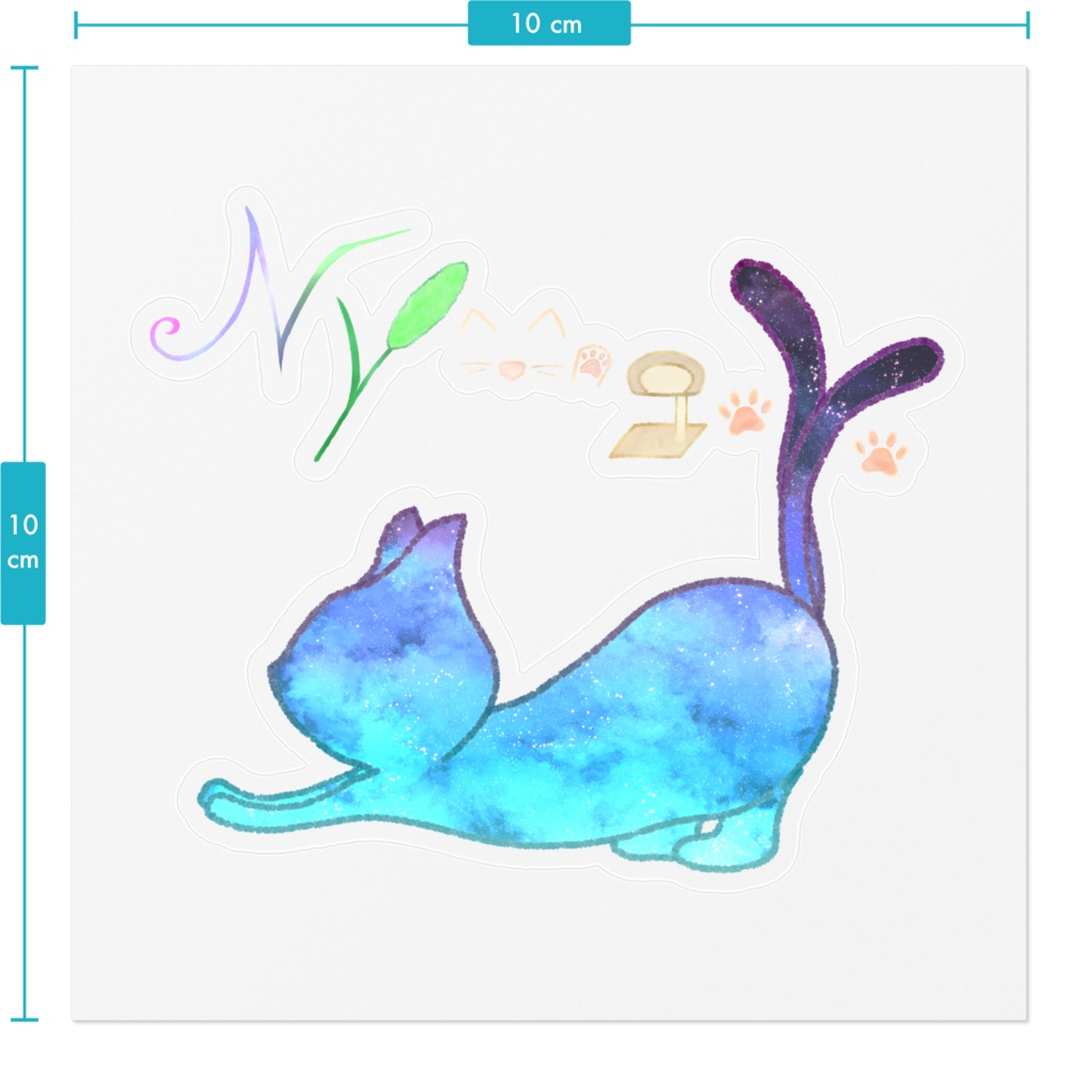 にゃんごろステッカー