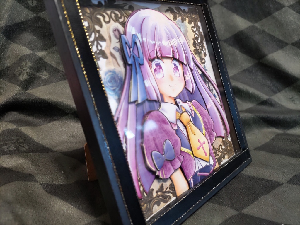 氷上スミレちょこっと立体色紙