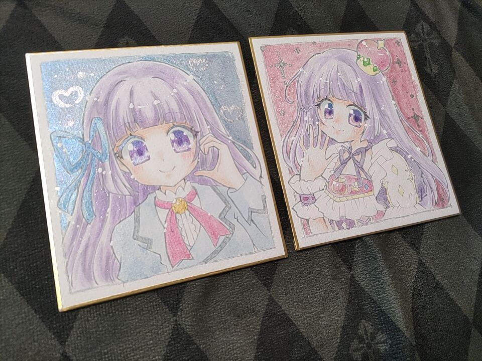 スミレちゃんミニ色紙