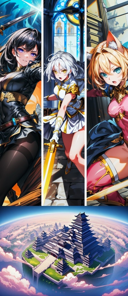 【販促用イラスト1枚入り】結界都市 エトピリカのエコーズ 第二章 マリア