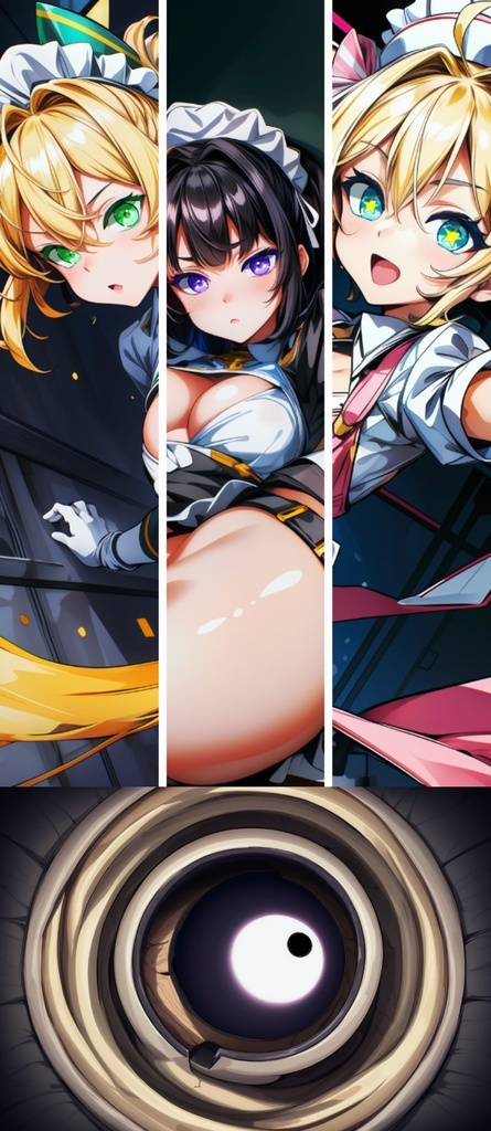 【販促用イラスト1枚入り】ヒロインズ!ウェイトレス【Waitress】 1H【Illustration Collection】