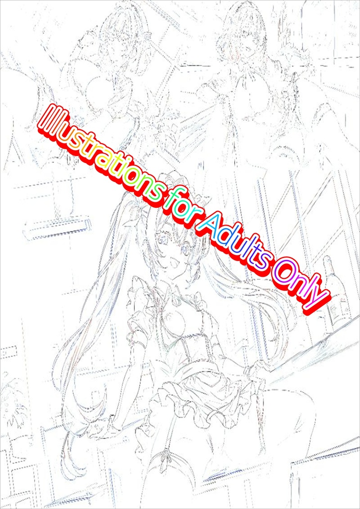 【巻末イラストサンプル】ヒロインズ 1H【ウェイトレス】