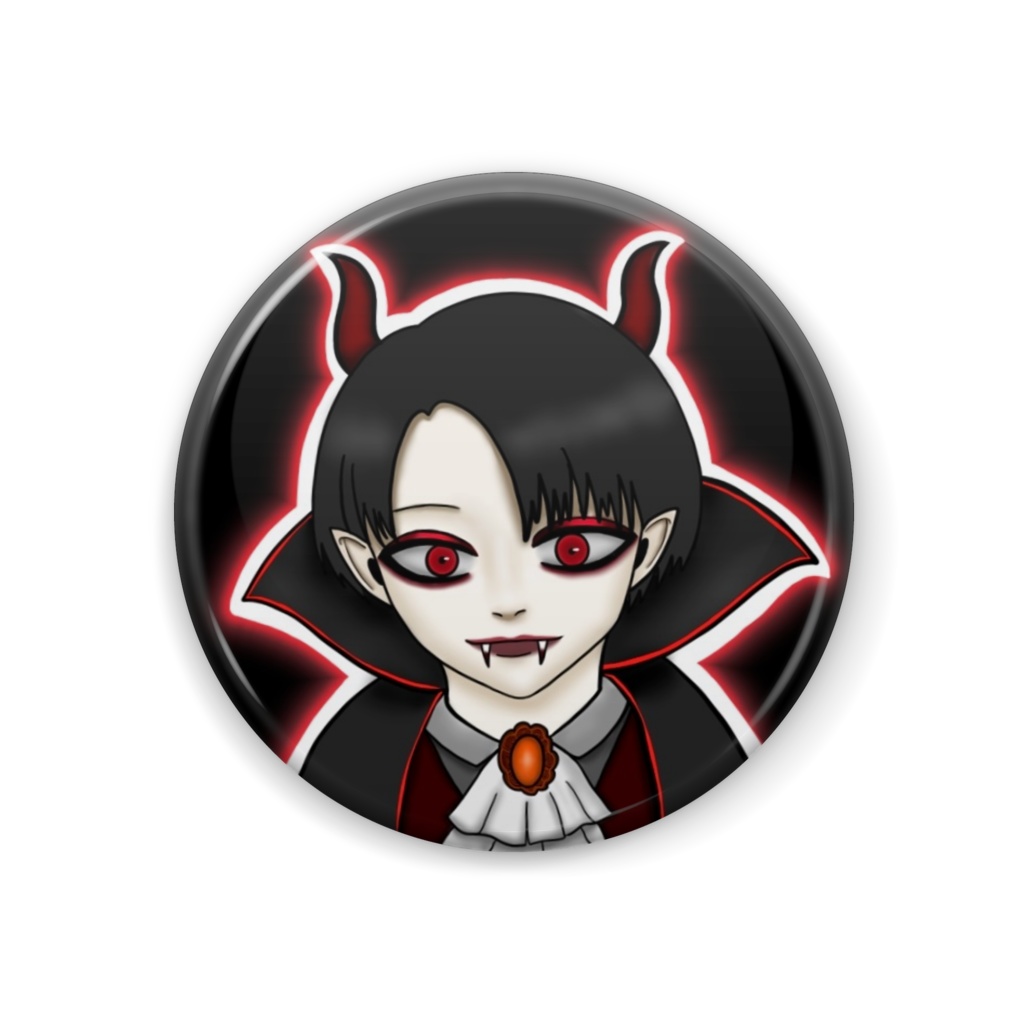 ヴァンパイアの缶バッジ