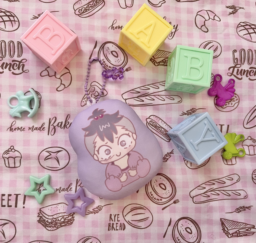ベビげんちゃん　ぷにぷにクッションマスコット