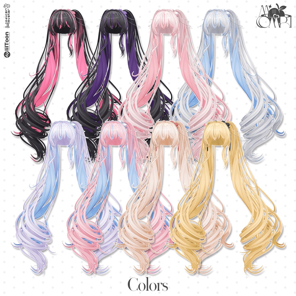 💗SALE💗〈17アバター対応〉 ✦。🍑Falling Star Hair 。✦