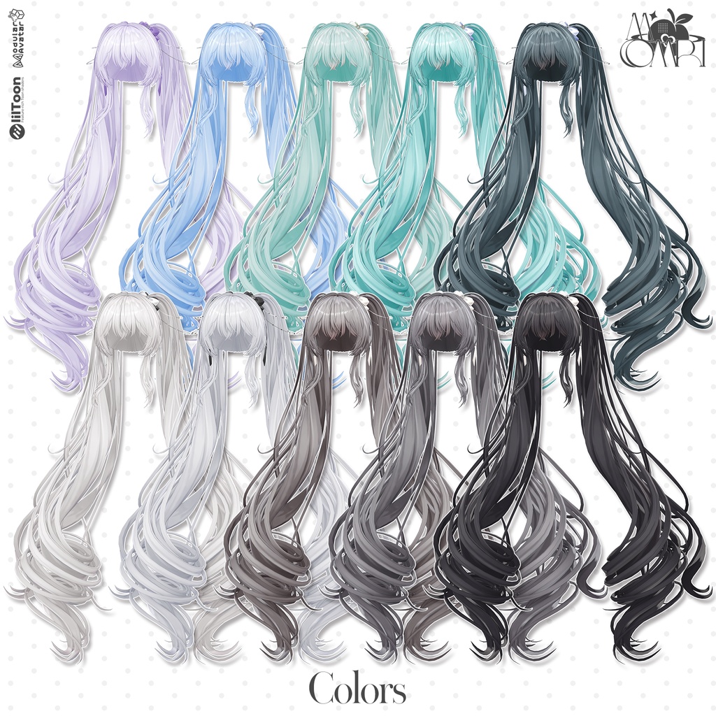 💗SALE💗〈17アバター対応〉 ✦。🍑Falling Star Hair 。✦