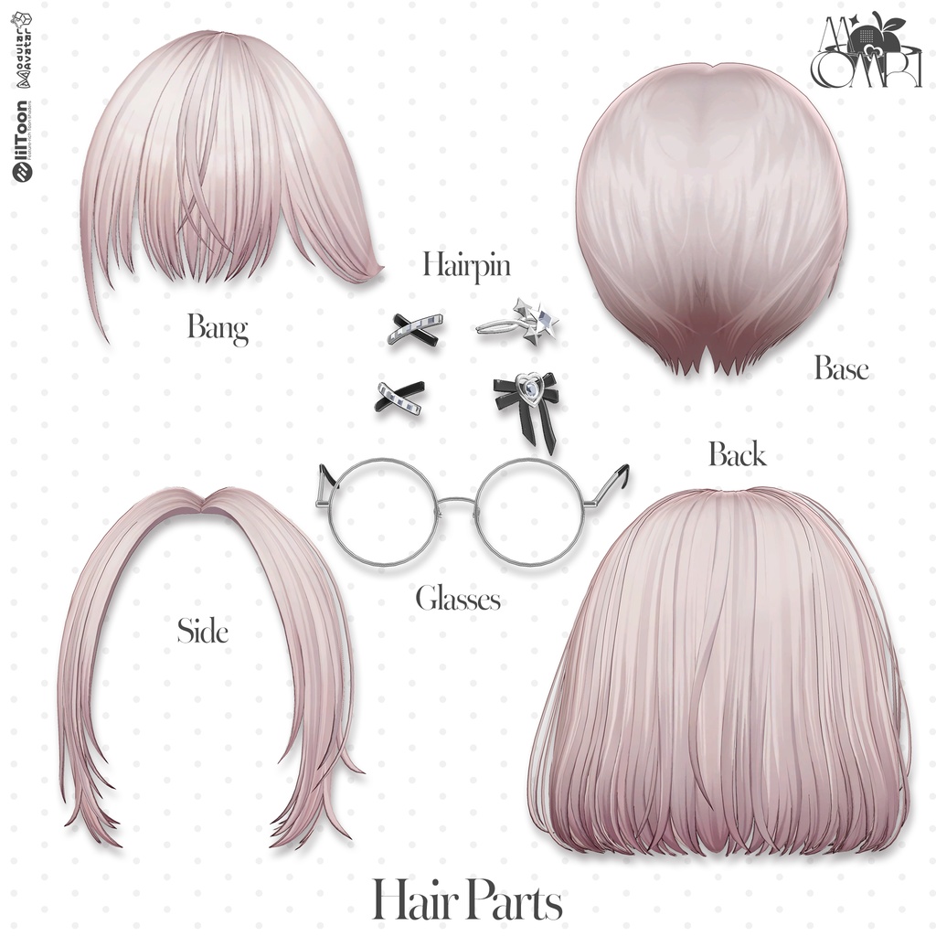 💗SALE💗〈15アバター対応〉 ✦。🐱Bell Hair 。✦
