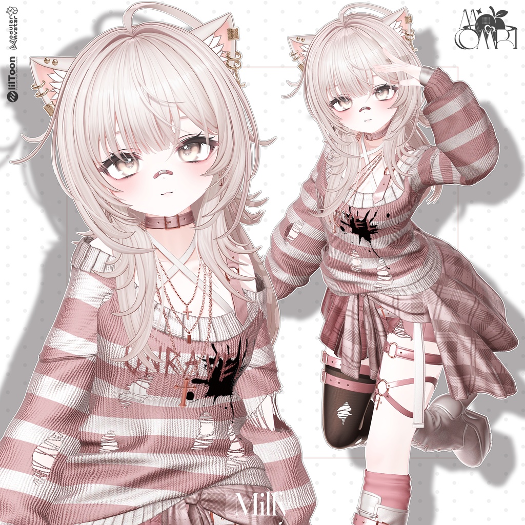 💗SALE💗〈17アバター対応〉 ✦。✂️fuzz-hair 。✦