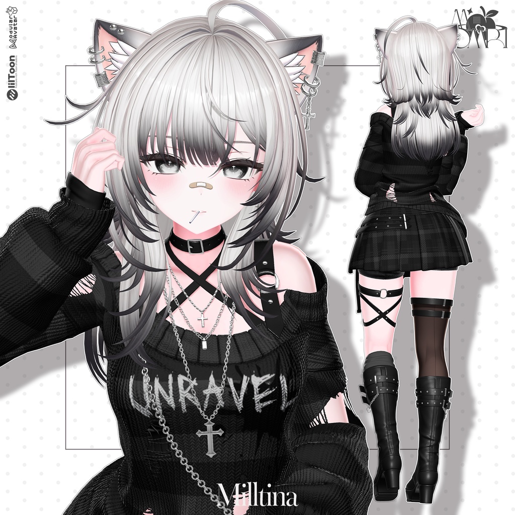 💗SALE💗〈17アバター対応〉 ✦。✂️fuzz-hair 。✦