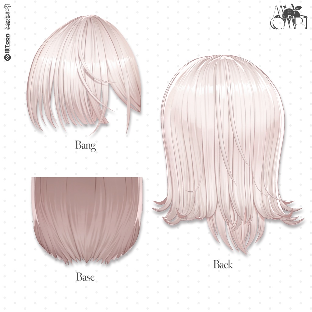 💗SALE💗〈17アバター対応〉 ✦。✂️fuzz-hair 。✦