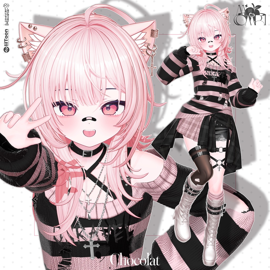 💗SALE💗〈17アバター対応〉 ✦。✂️fuzz-hair 。✦