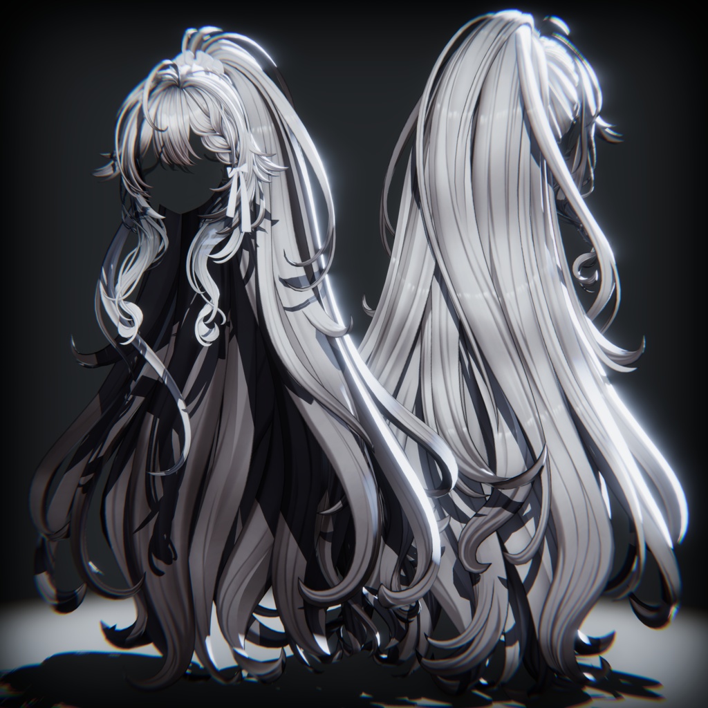 💗SALE💗〈17アバター対応〉 ✦。🖤Chloris_Hair 。✦