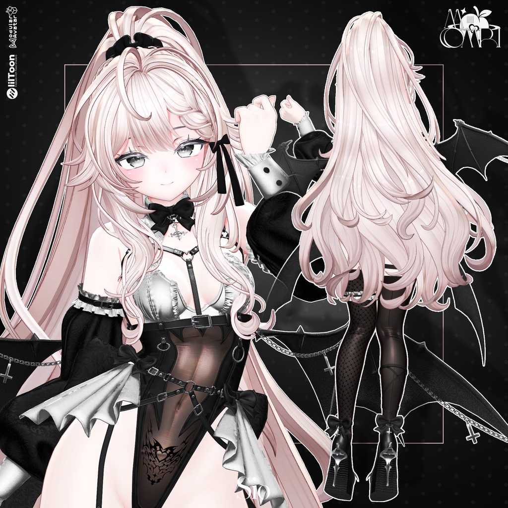 💗SALE💗〈17アバター対応〉 ✦。🖤Chloris_Hair 。✦