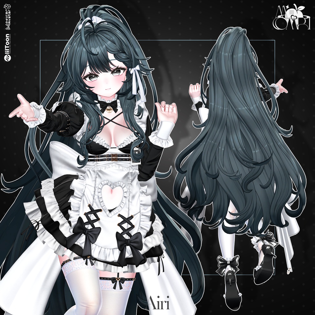 💗SALE💗〈17アバター対応〉 ✦。🖤Chloris_Hair 。✦