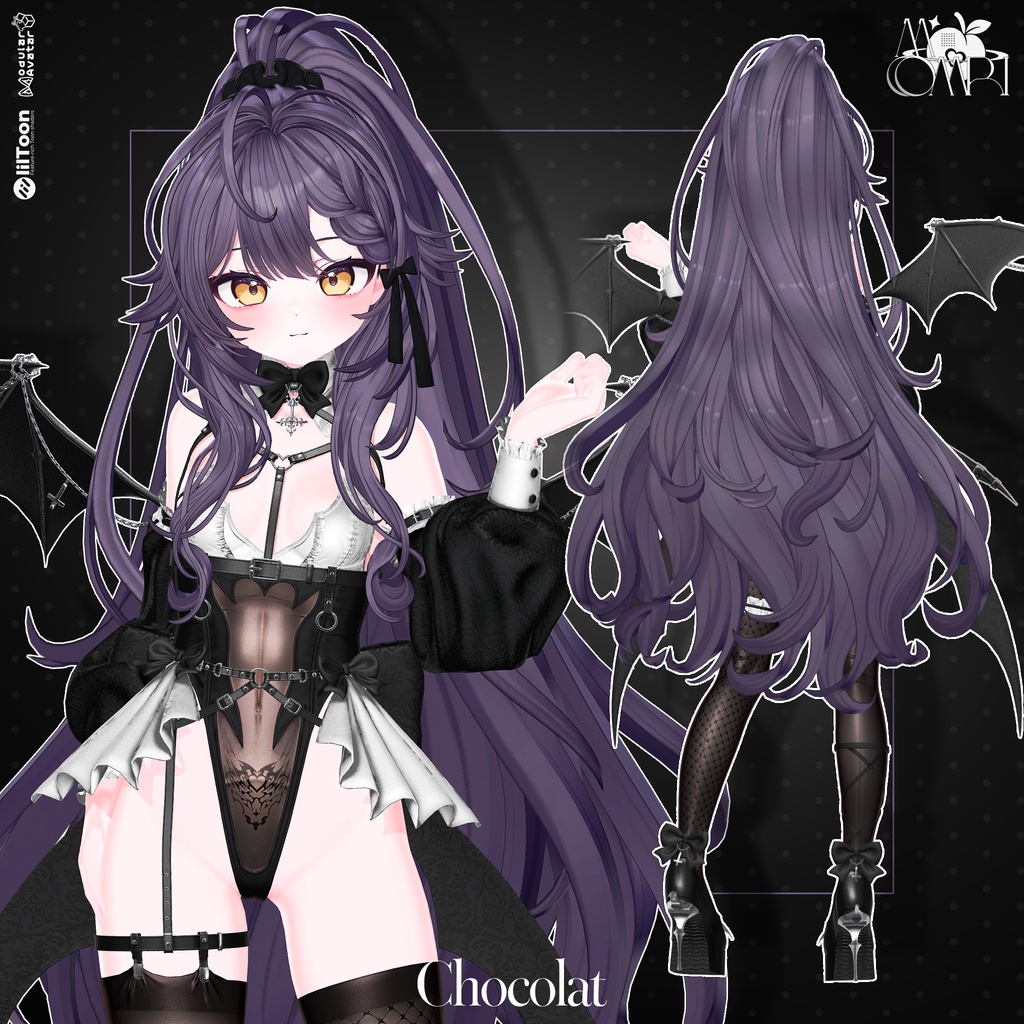 💗SALE💗〈17アバター対応〉 ✦。🖤Chloris_Hair 。✦