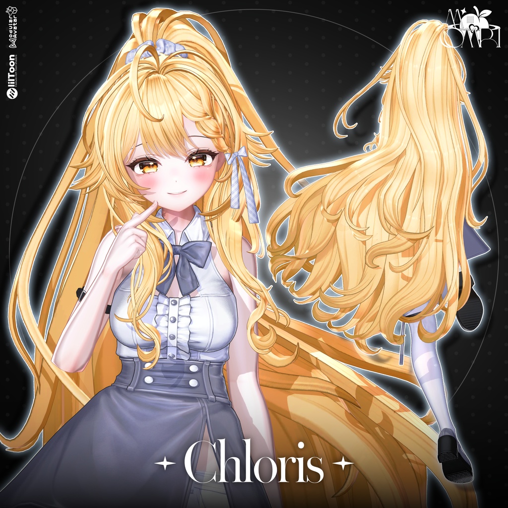 〈18アバター対応〉 ✦。🖤Chloris_Hair 。✦