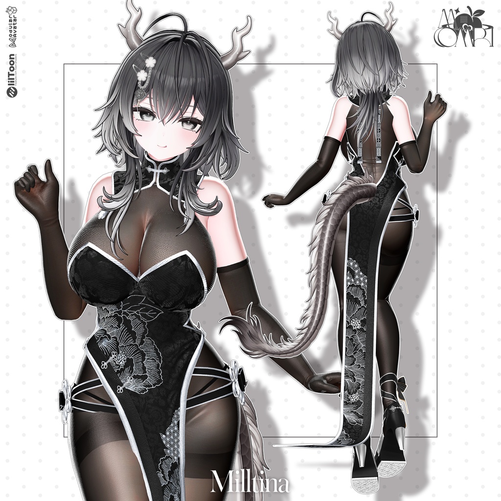 💗SALE💗〈17アバター対応〉 ✦。🐉Astel-hair。✦