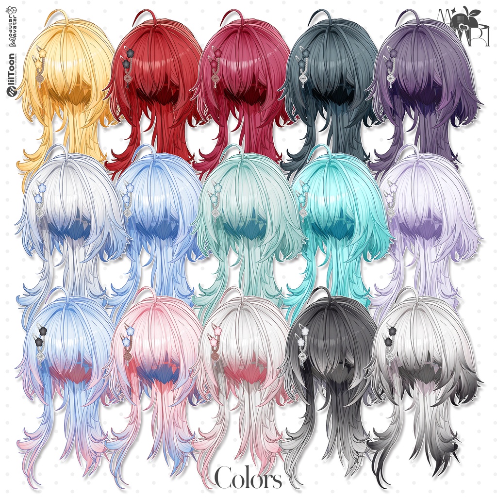 💗SALE💗〈17アバター対応〉 ✦。🐉Astel-hair。✦