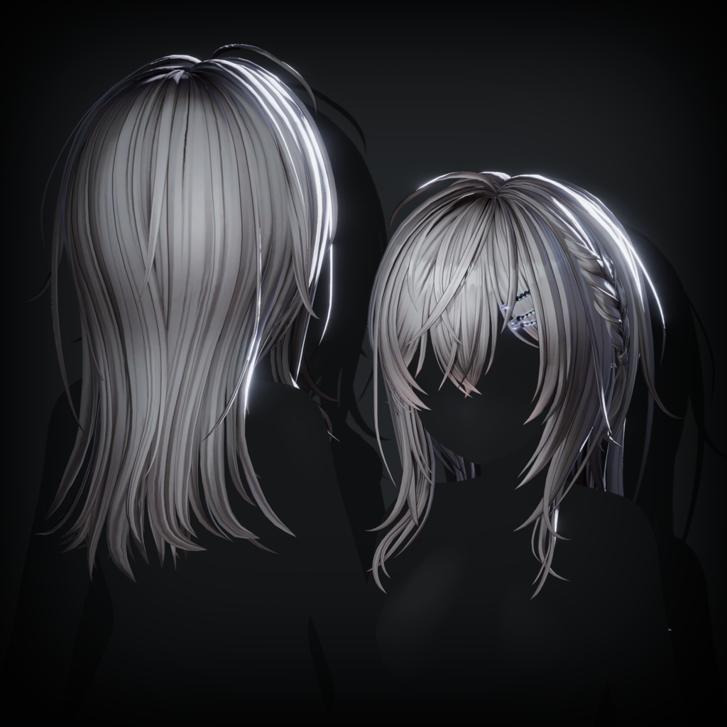 💗SALE💗〈19アバター対応〉 ✦。Plait-Hair🩶。✦