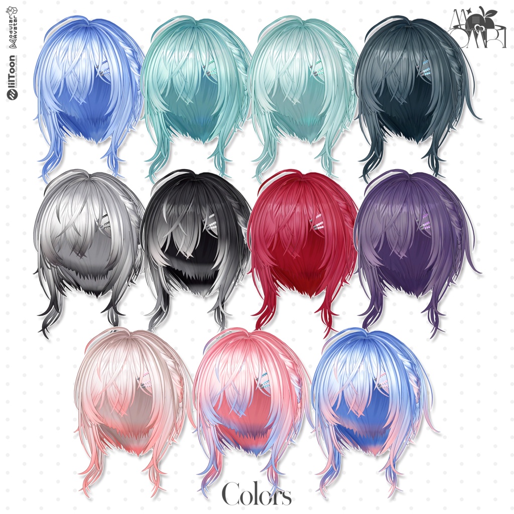 💗SALE💗〈19アバター対応〉 ✦。Plait-Hair🩶。✦