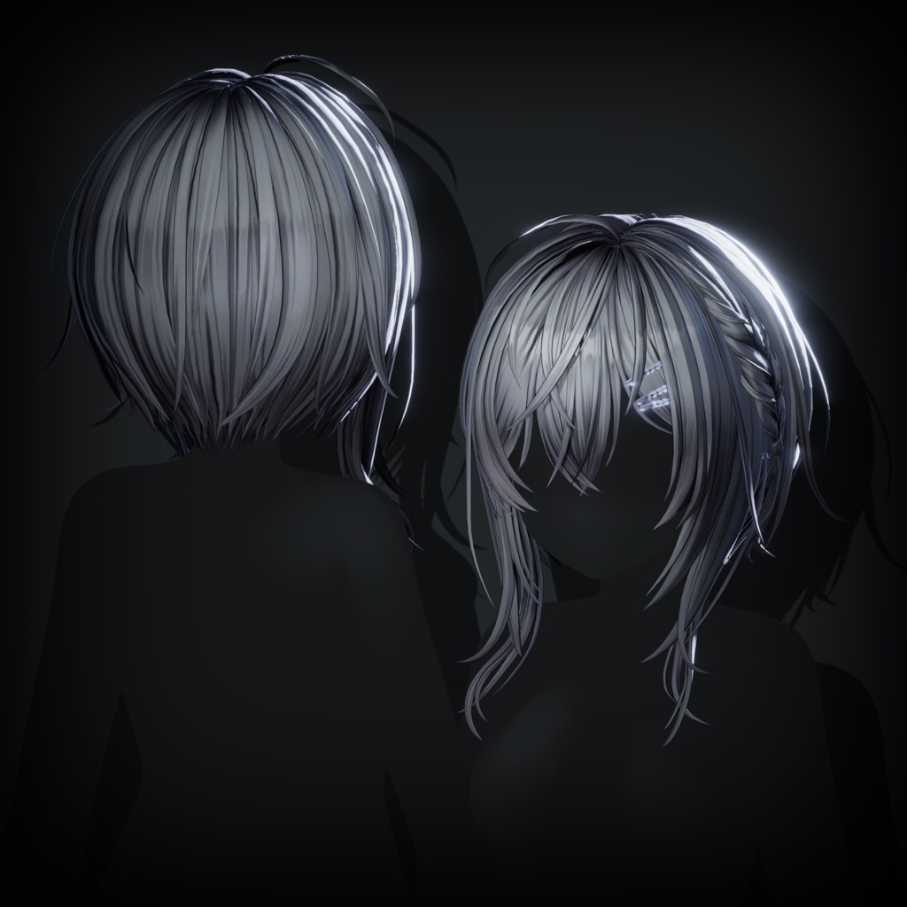 💗SALE💗〈19アバター対応〉 ✦。Plait-Hair🩶。✦