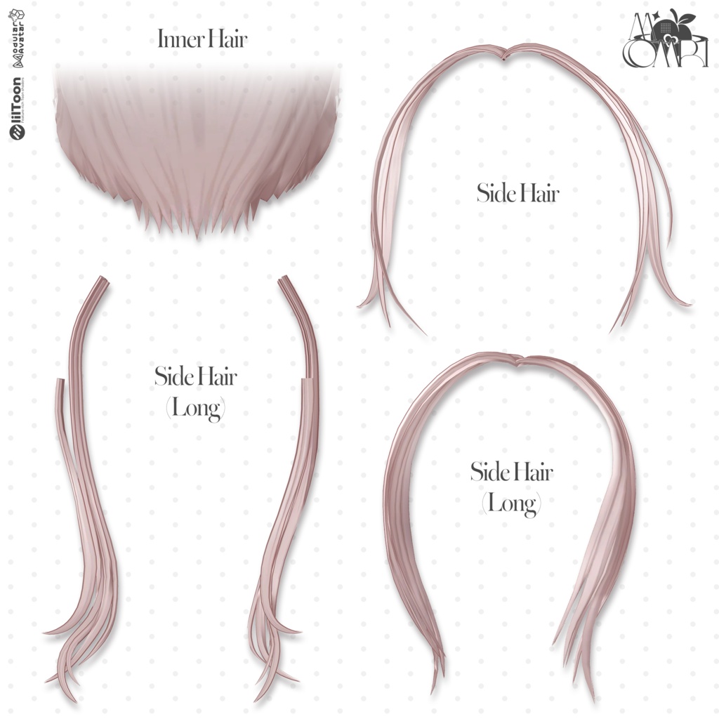 💗SALE💗〈19アバター対応〉 ✦。Plait-Hair🩶。✦