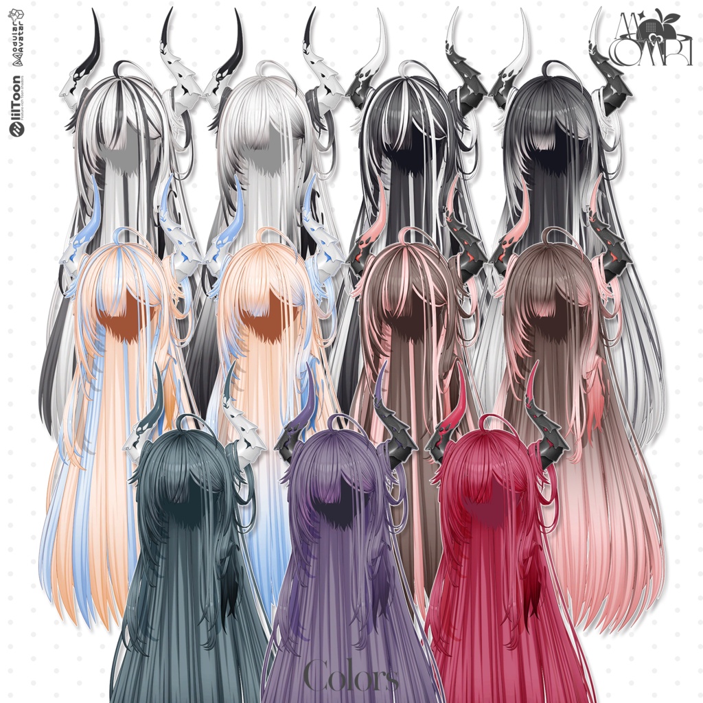 💗SALE💗〈19アバター対応〉 ✦。𖤐Asmodeus。✦