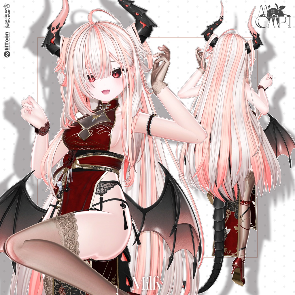 💗SALE💗〈19アバター対応〉 ✦。𖤐Asmodeus。✦
