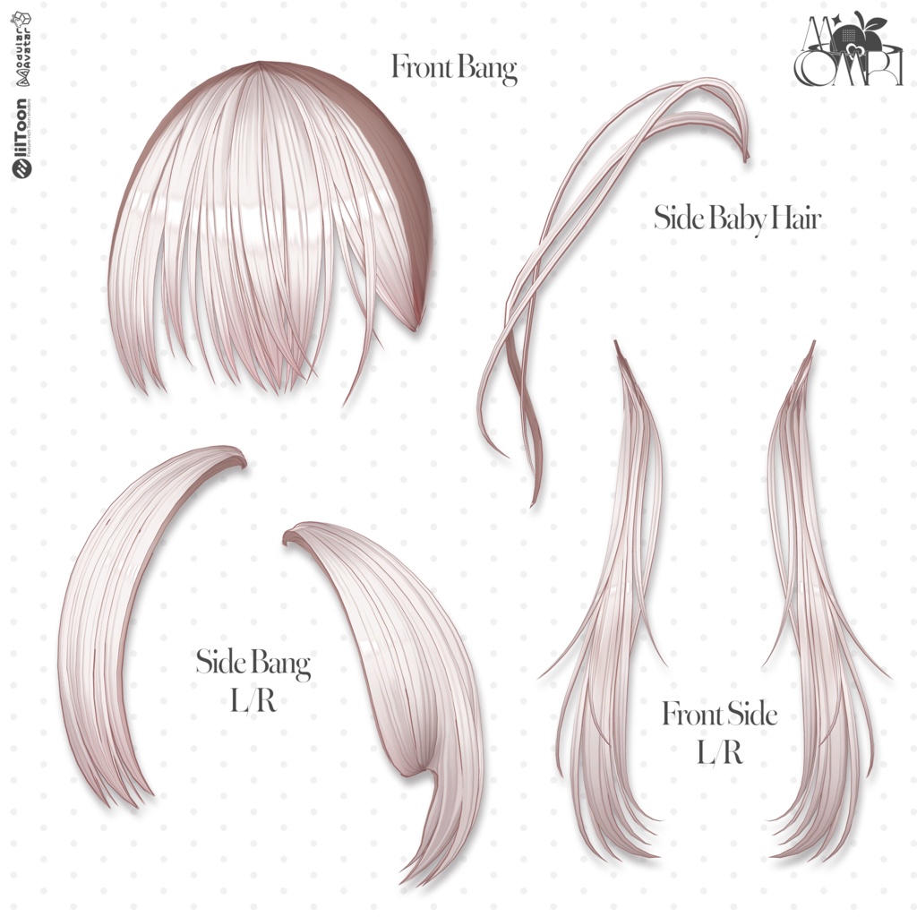 💗SALE💗〈18アバター対応〉 ✦。🎐Lucid-Hair。✦