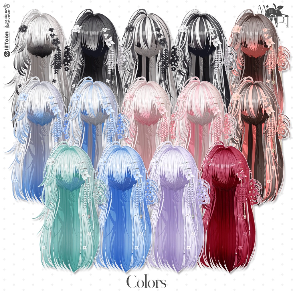 💗SALE💗〈18アバター対応〉 ✦。🎐Lucid-Hair。✦