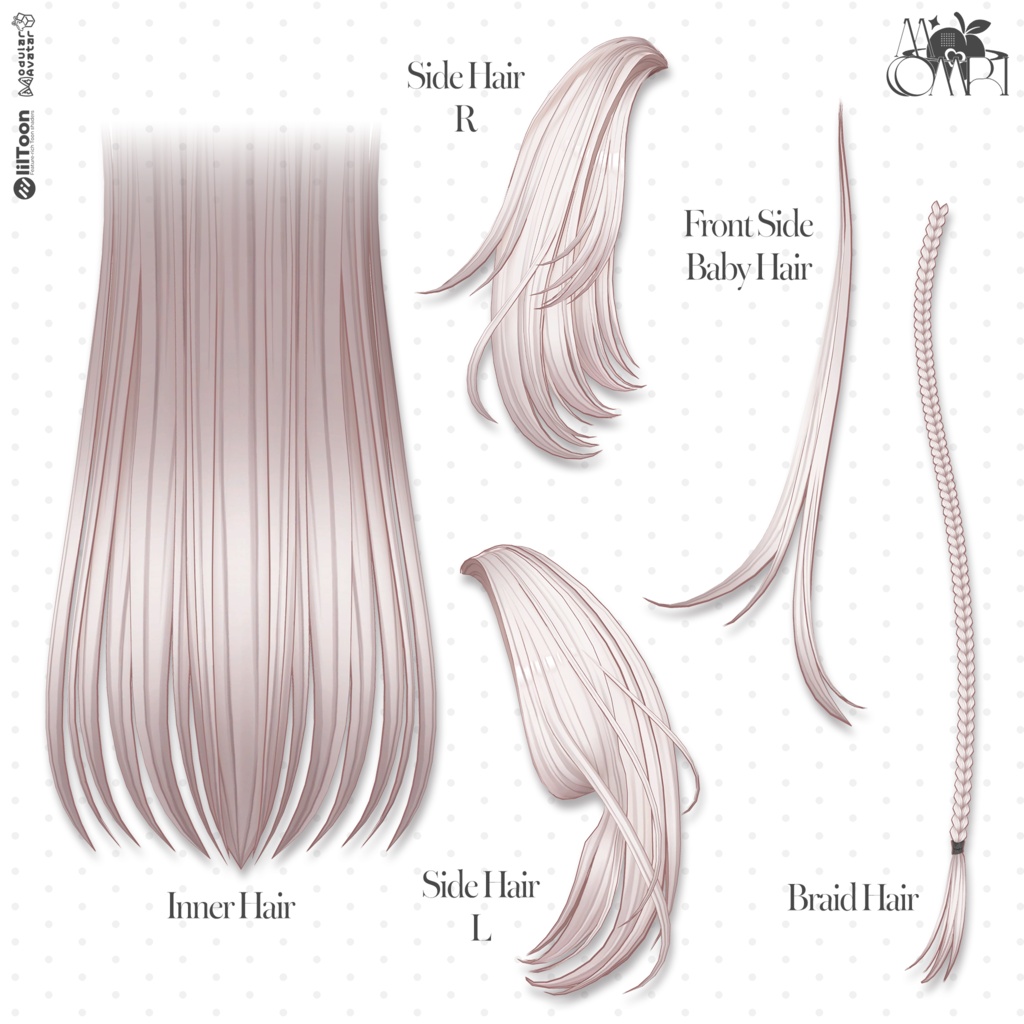 💗SALE💗〈18アバター対応〉 ✦。🎐Lucid-Hair。✦