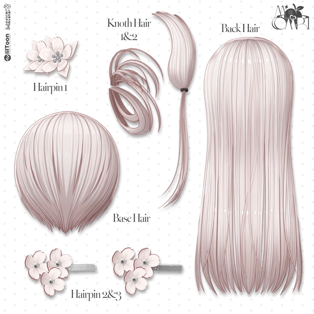 💗SALE💗〈18アバター対応〉 ✦。🎐Lucid-Hair。✦