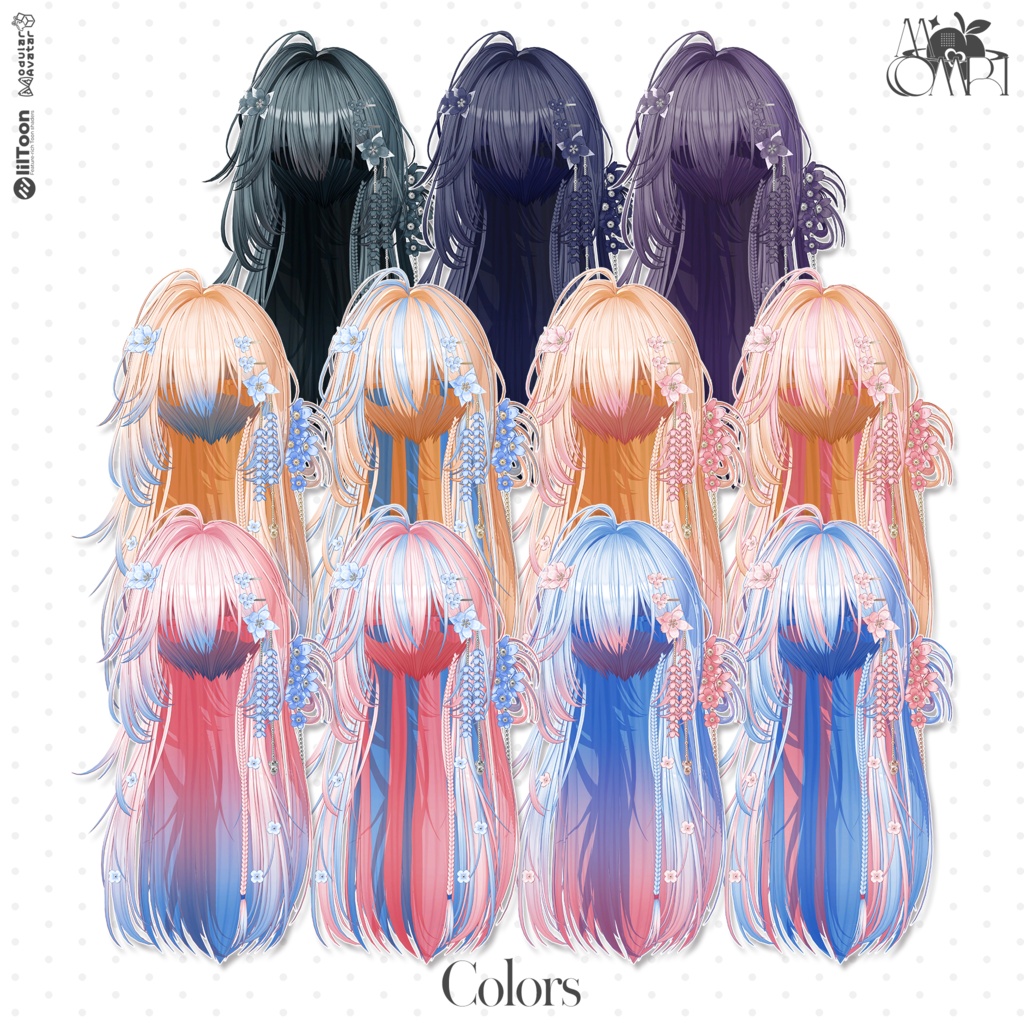 💗SALE💗〈18アバター対応〉 ✦。🎐Lucid-Hair。✦