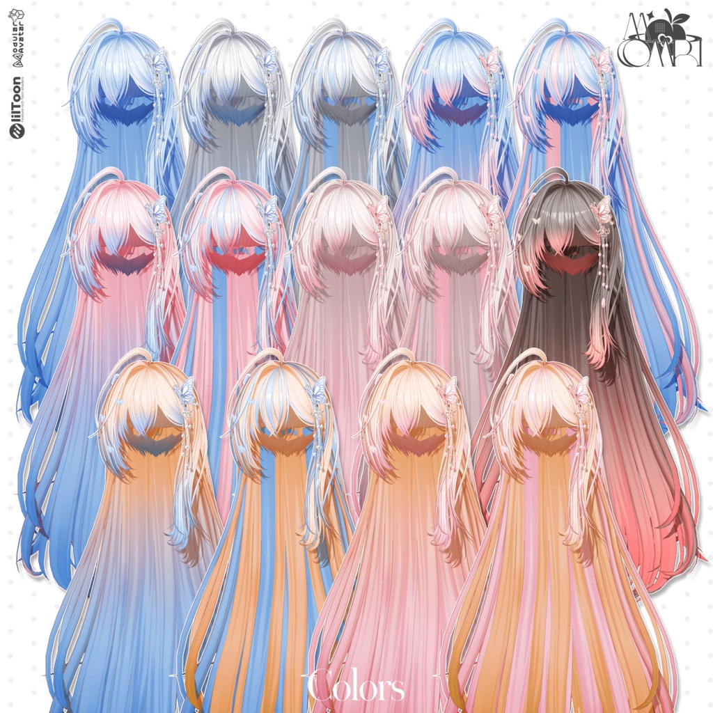 💗SALE💗〈18アバター対応〉 ✦。🦋Hanacho-Hair。✦