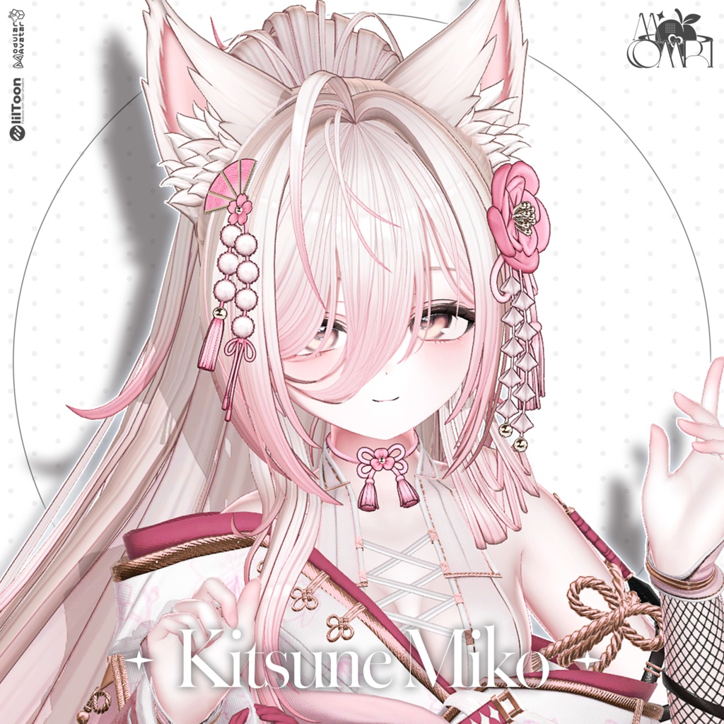 💗SALE💗〈18アバター対応〉 ✦。🦊Kitsune-Miko。✦