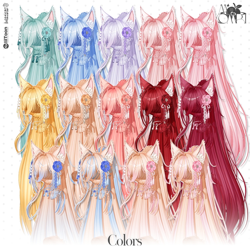 💗SALE💗〈18アバター対応〉 ✦。🦊Kitsune-Miko。✦
