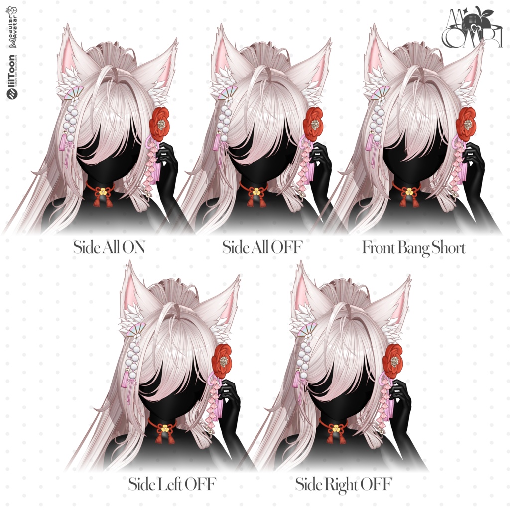 💗SALE💗〈18アバター対応〉 ✦。🦊Kitsune-Miko。✦