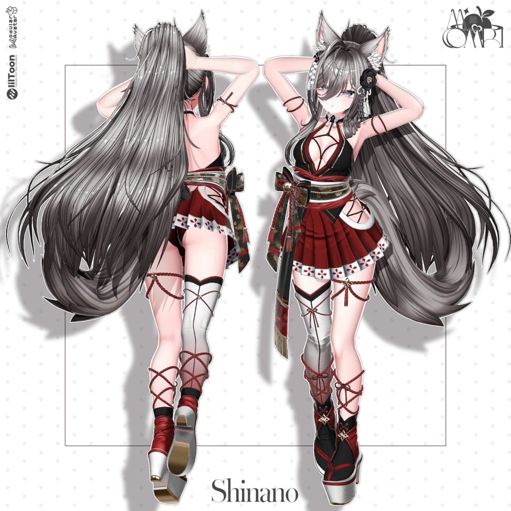 💗SALE💗〈18アバター対応〉 ✦。🦊Kitsune-Miko。✦