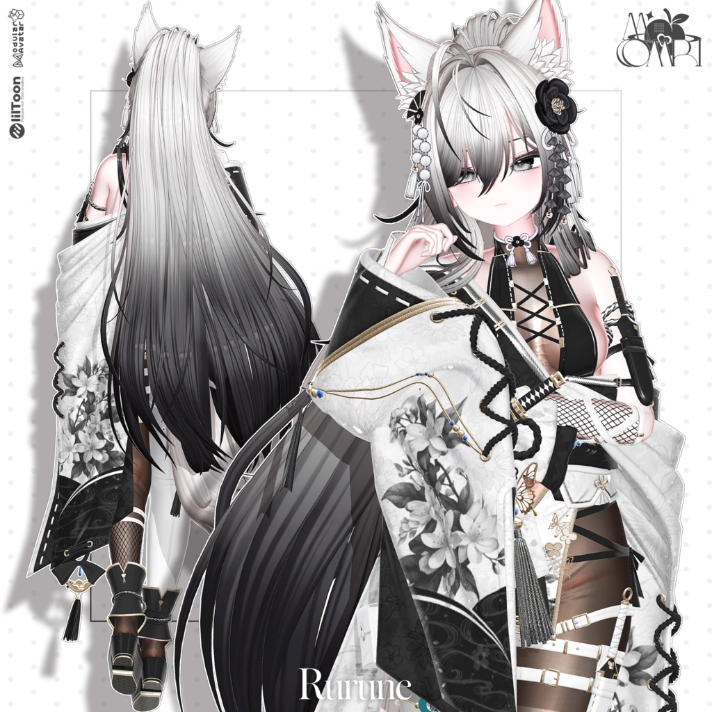 💗SALE💗〈18アバター対応〉 ✦。🦊Kitsune-Miko。✦